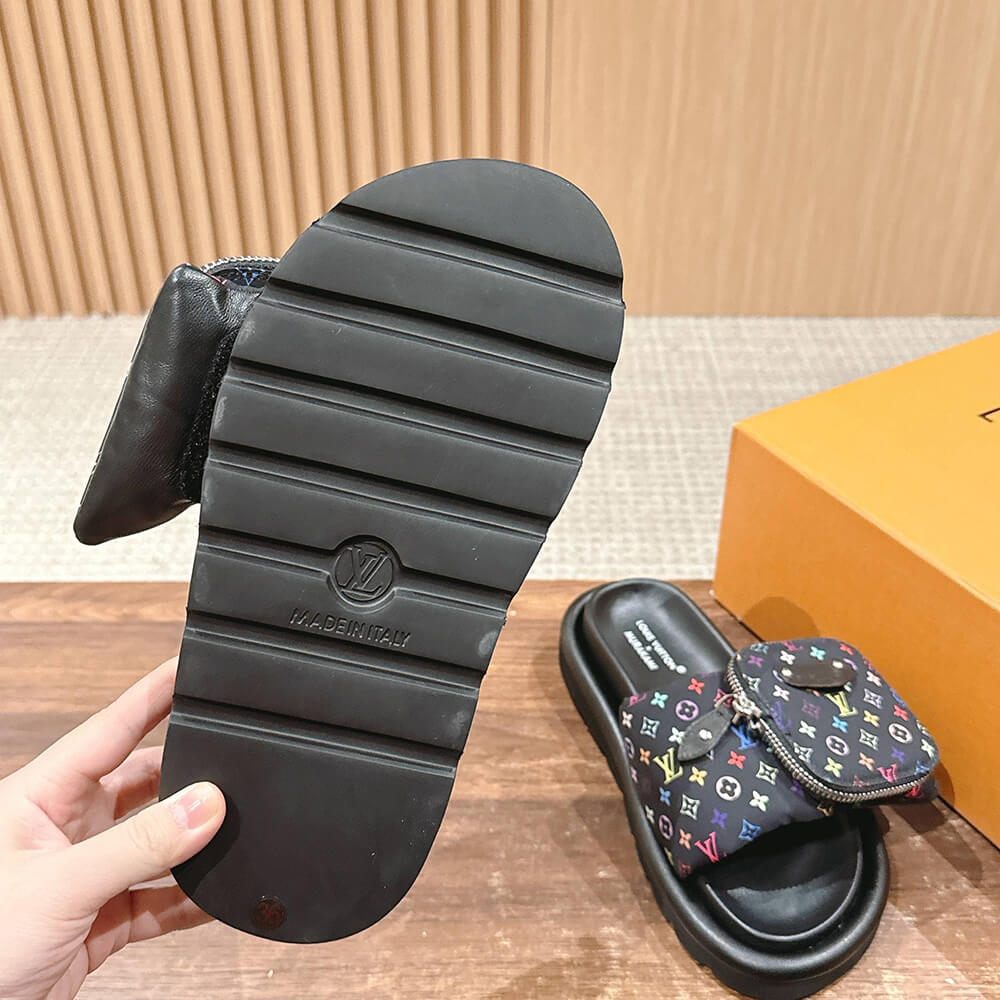 LV x TM Pool Pillow Flat Comfort Mule