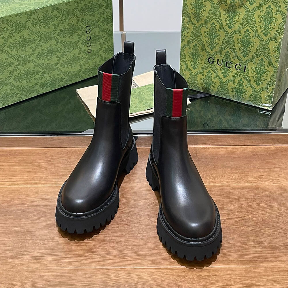 GUCCI Women s boot with Web