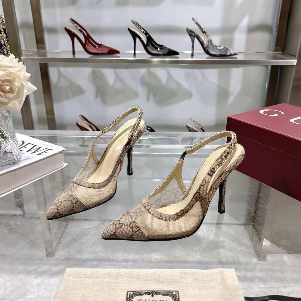 Gucci Signoria slingback pump