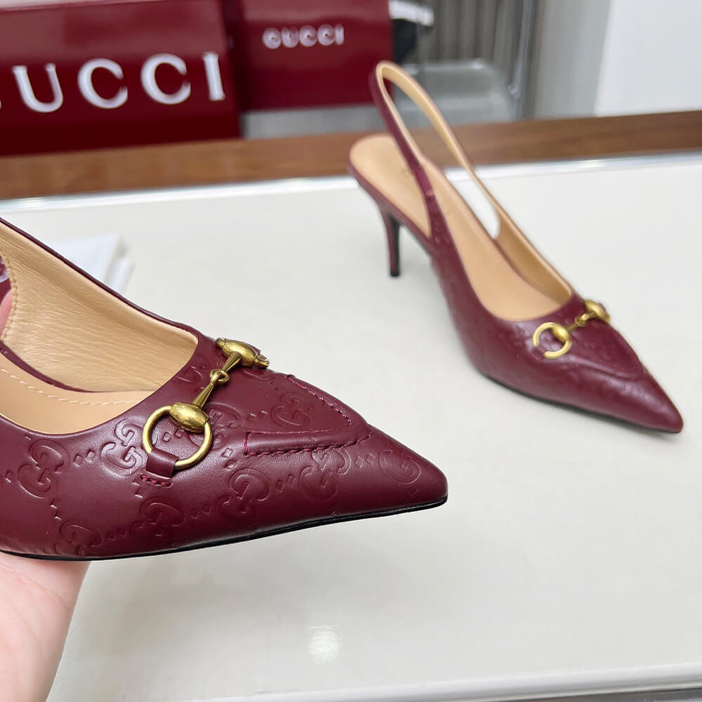 Gucci Women s slingback pump with Horsebit
