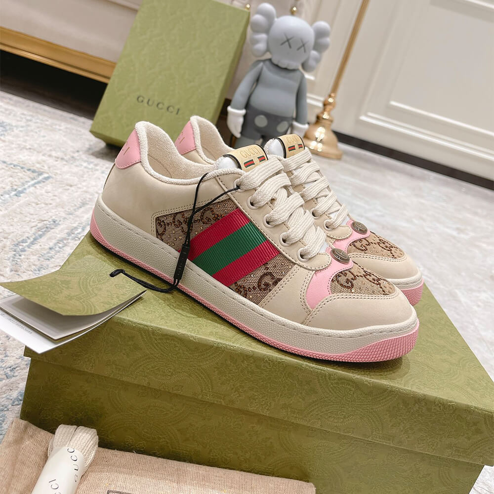 Gucci Women s Screener sneaker with crystals