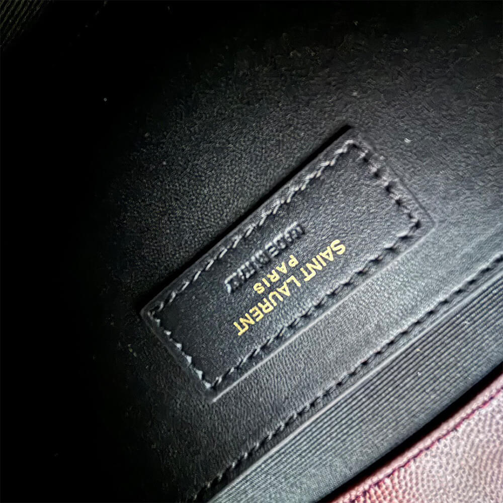 YSL envelope medium in grained leather