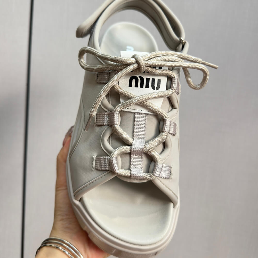 MiuMiu Chunky neoprene sandals