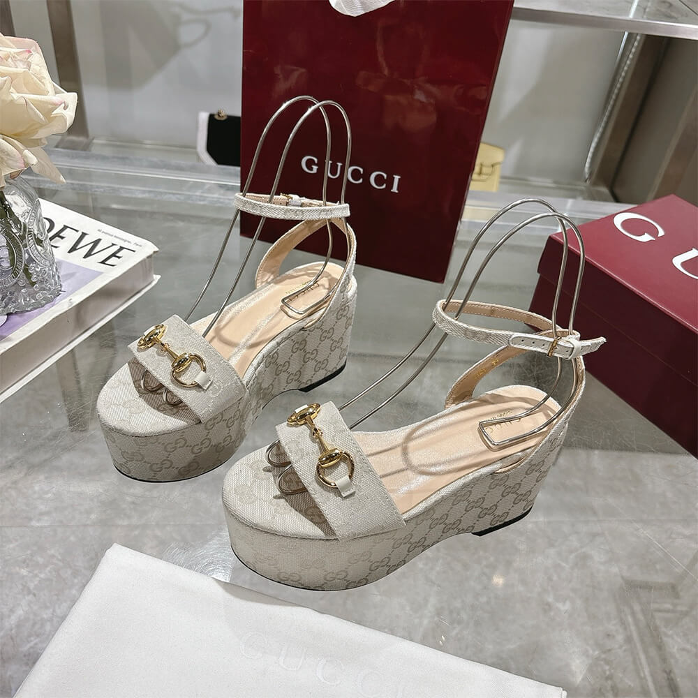 GUCCI Women s Horsebit flatform sandal