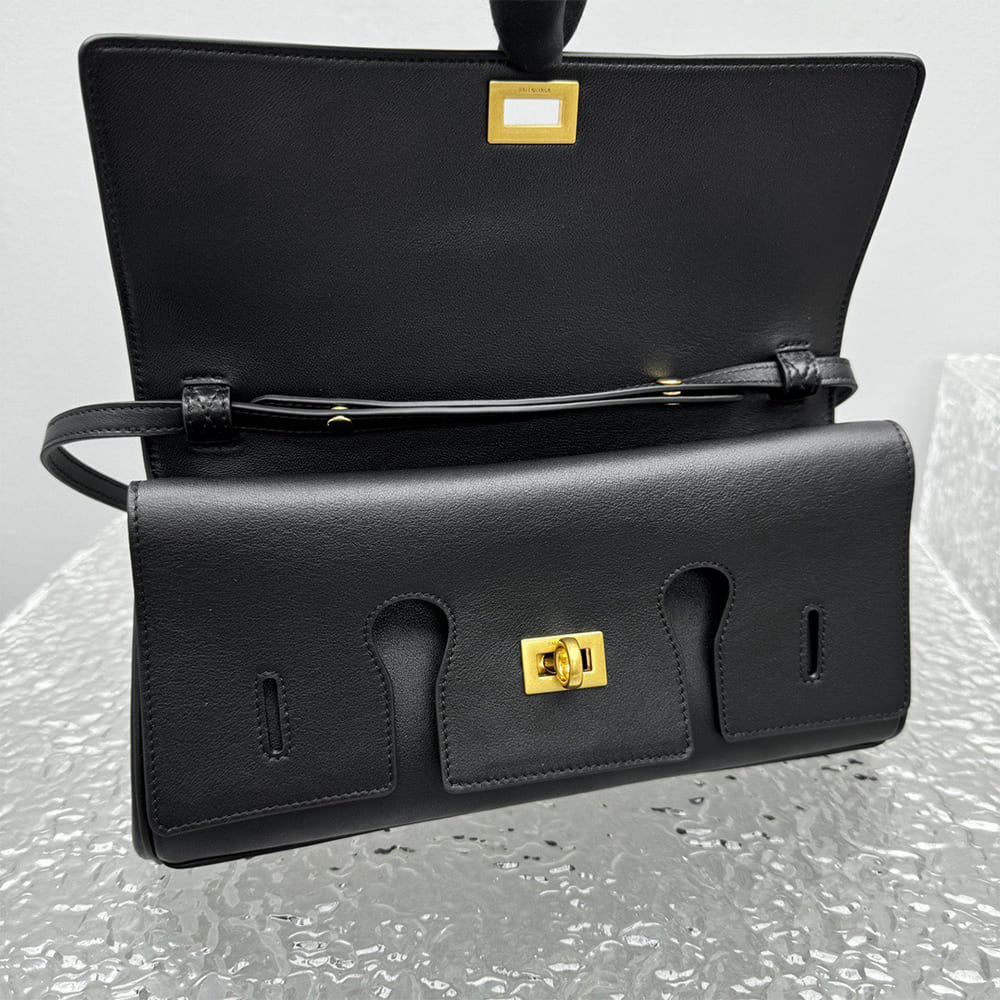 Balenciaga Women s Bel Air Clutch On Strap Small(HIGH-END GRADE)