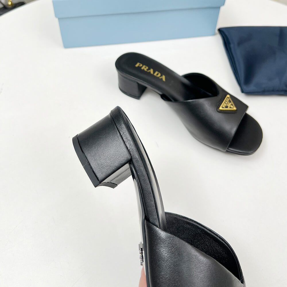 Prada Padded nappa leather sandals