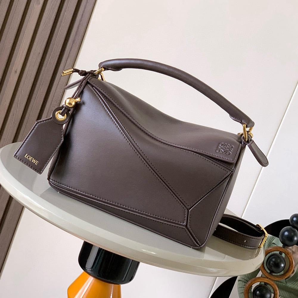 Loewe Small Featherlight Puzzle bag in nappa lambskin(HIGH-END GRADE)