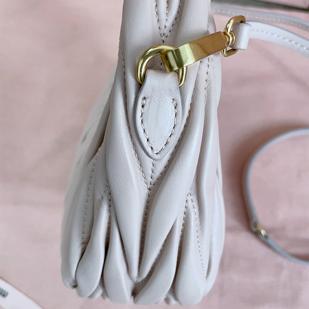 Mini Wander matelasse nappa leather hobo bag(high-end grade)