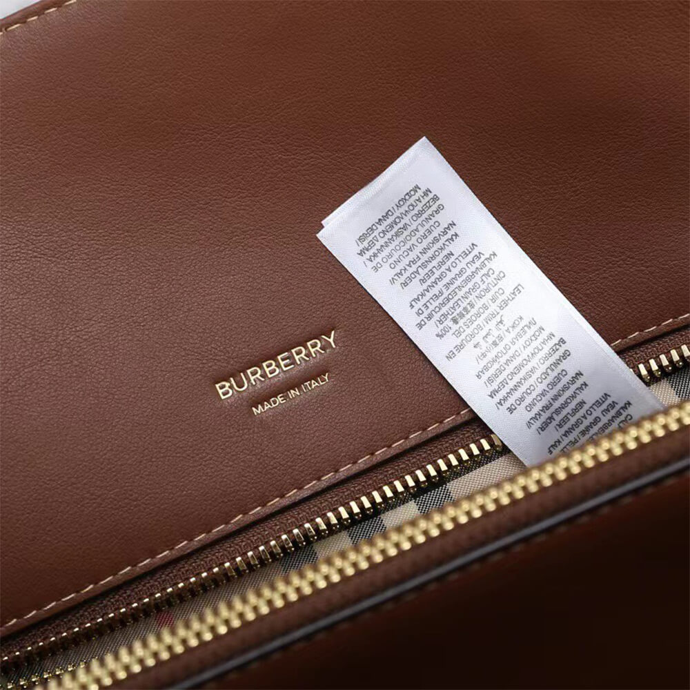 Small Vintage Check Two Handle Title Bag