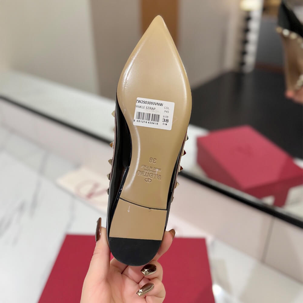 VALENTINO ROCKSTUD BALLET FLAT