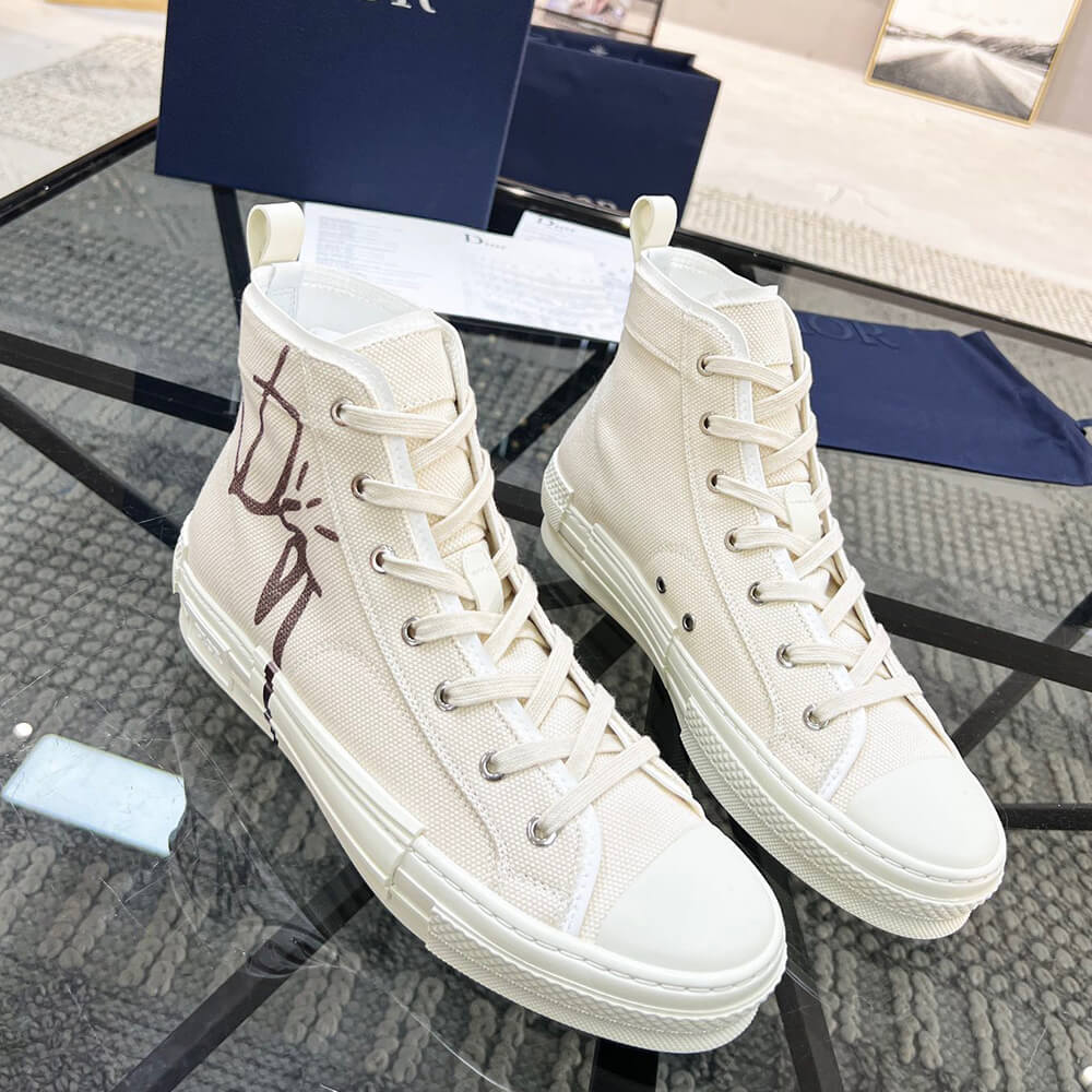 B23 CACTUS JACK DIOR HIGH-TOP SNEAKER