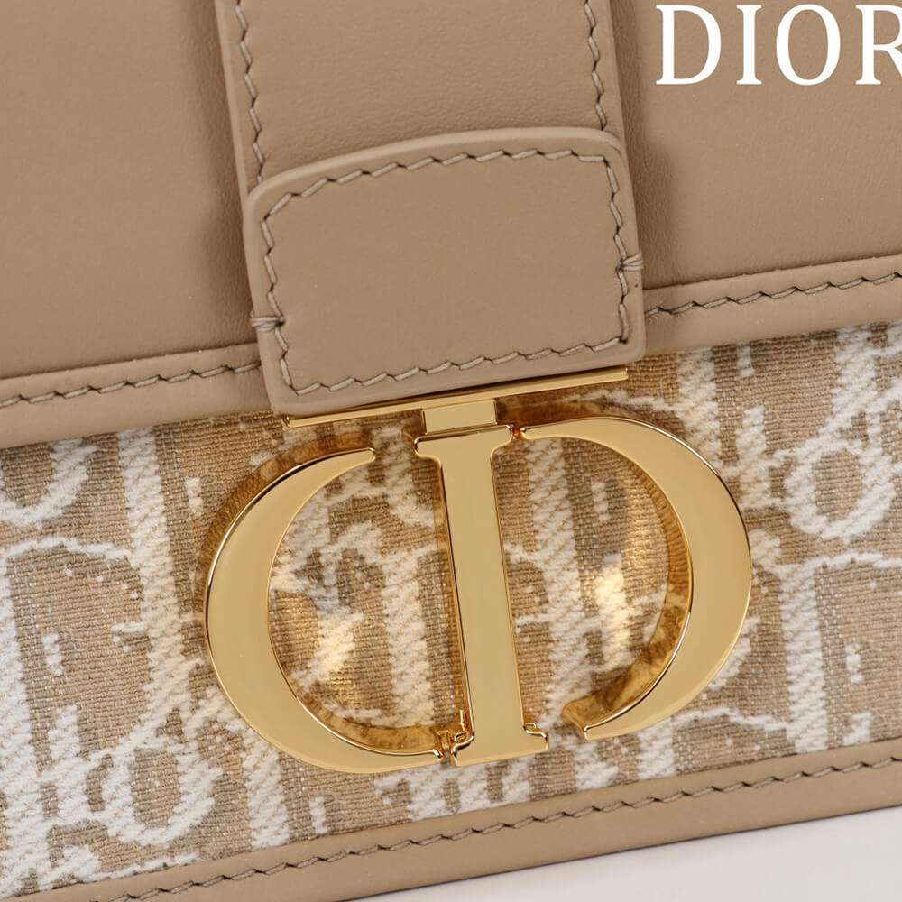 Dior 30 Montaigne East-West Bag with Chain(HIGH-END GRADE)