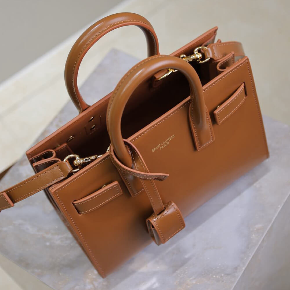 YSL SAC DE JOUR IN SMOOTH LEATHER   NANO(HIGH-END GRADE)