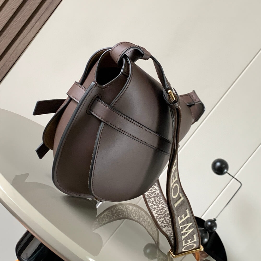 Loewe Small Gate bag in soft calfskin and jacquard