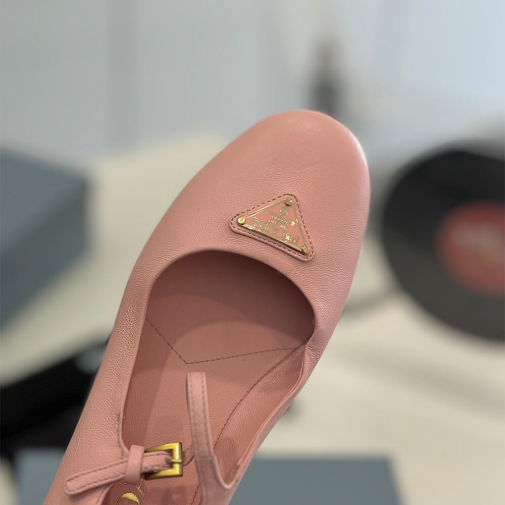 PRADA Nappa leather ballerinas