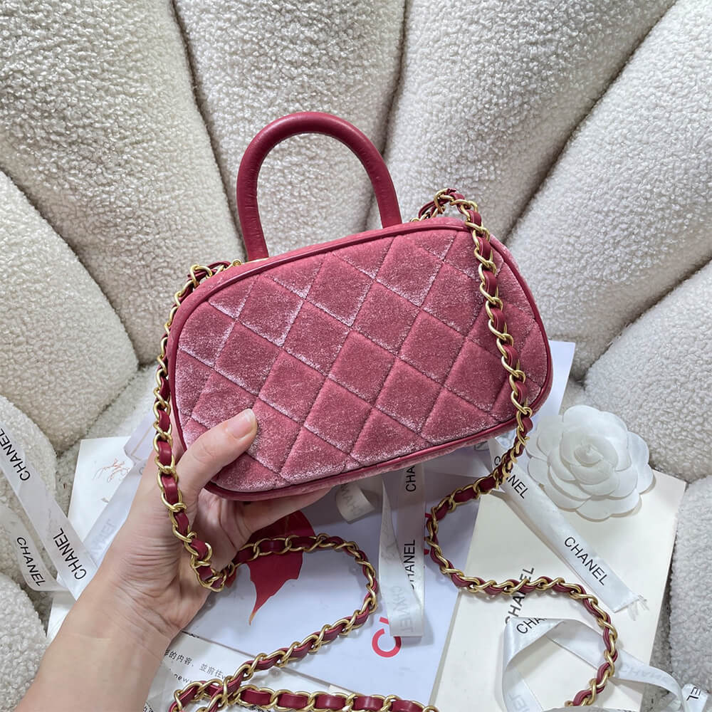 CHANEL Mini Bowling Bag(HIGH-END GRADE)