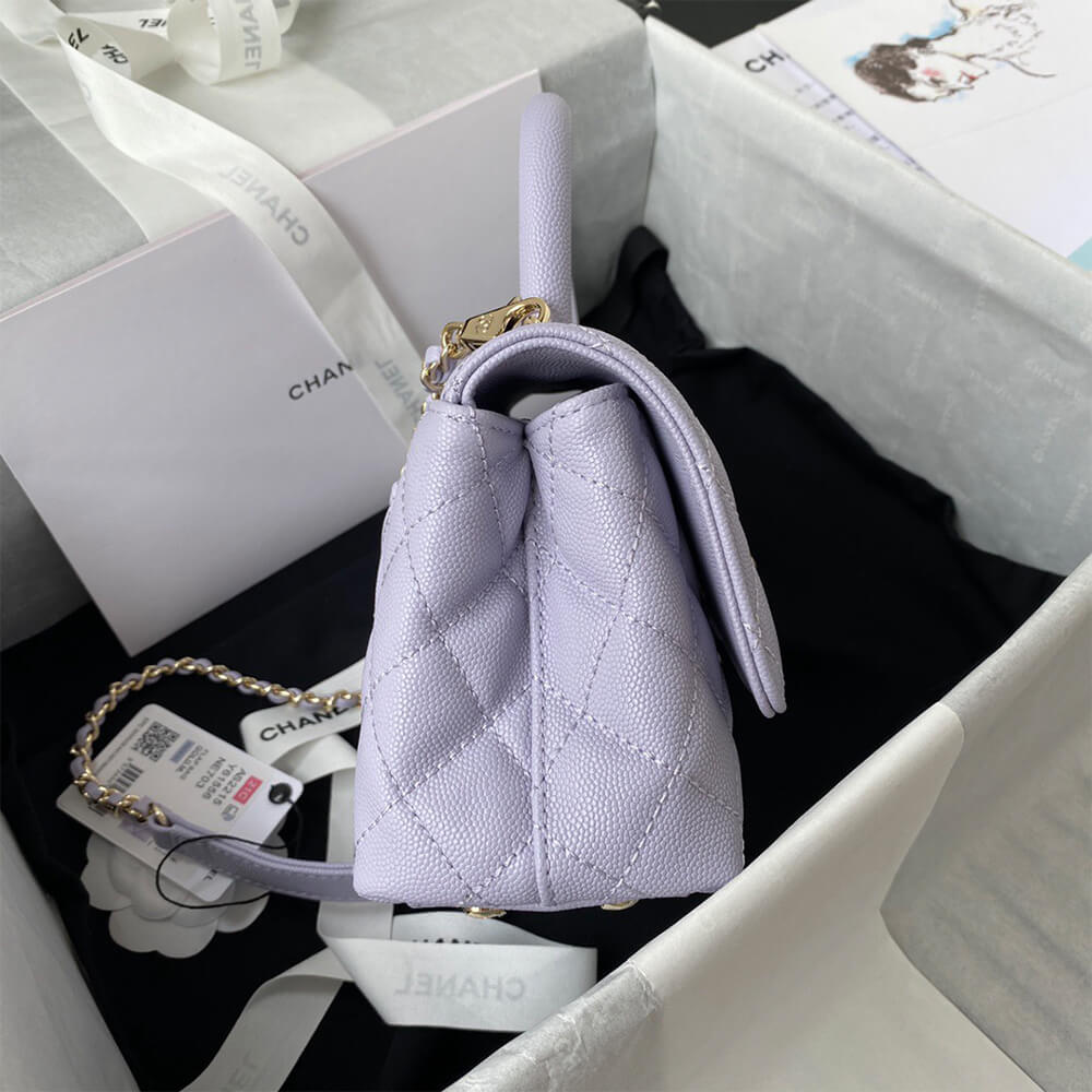 Chanel MINI COCO Handle Bag(HIGH-END GRADE)