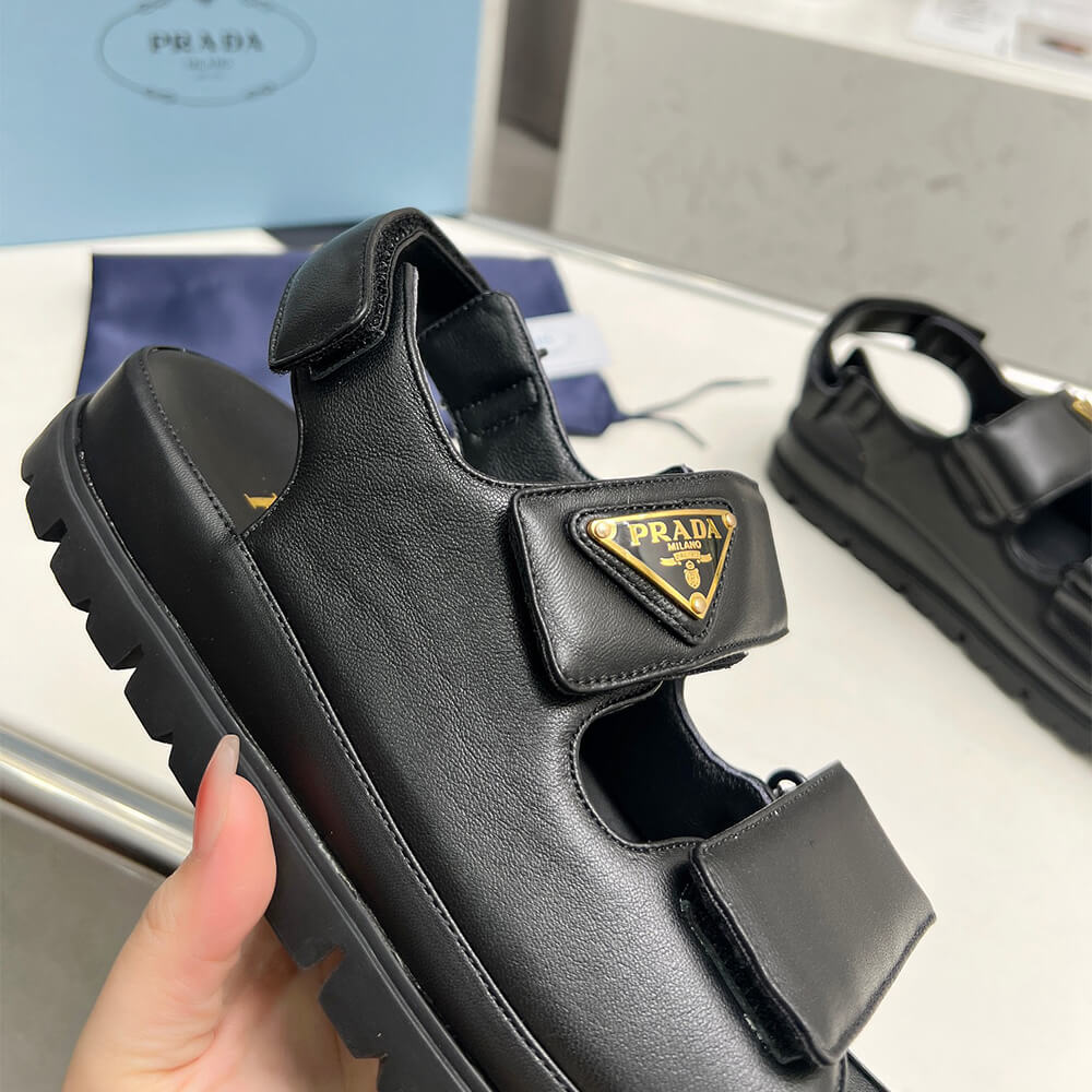 PRADA Nappa leather sandals