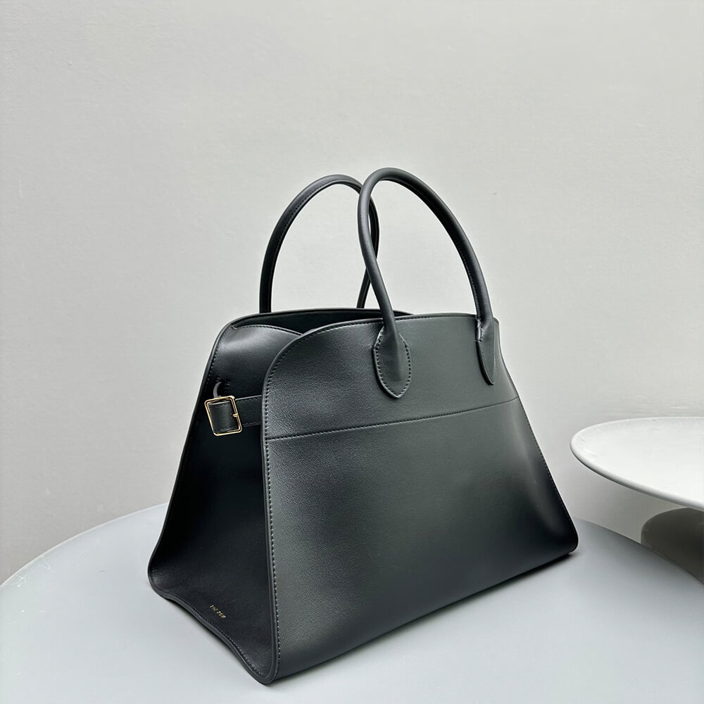 THE ROW  Soft Margaux 15 leather bag(High-end Grade)